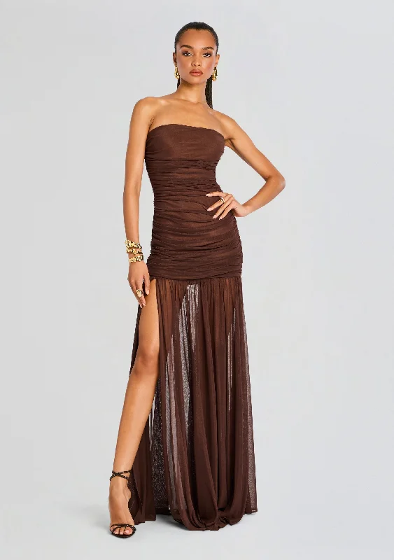 One-shoulder party dress-Adele Dress