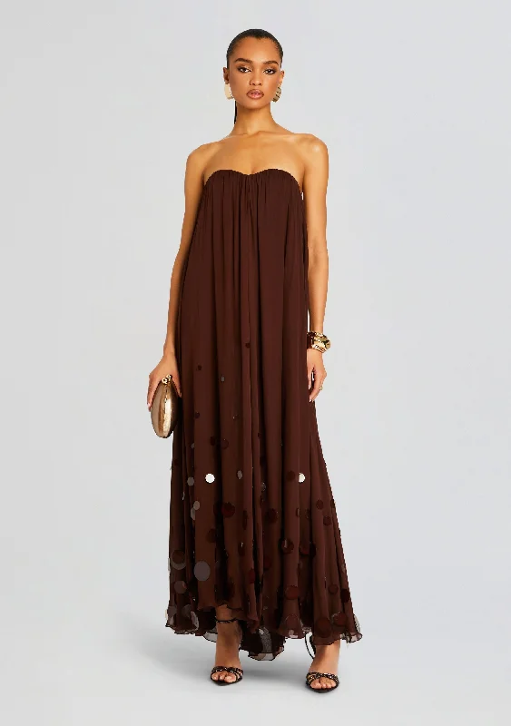 Long chiffon dress-Helena Dress