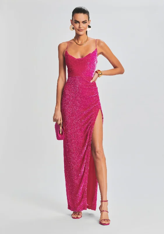 Casual twill dress-Katya Sequin Dress