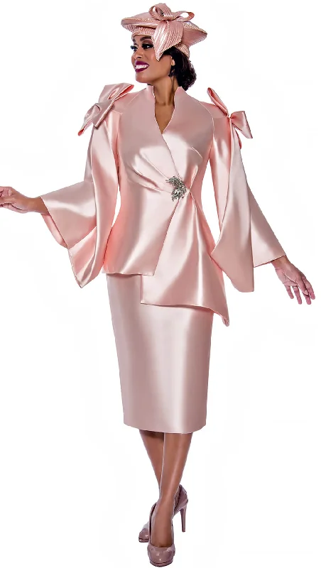 Pleated party dress-GMI Church Suit G9992