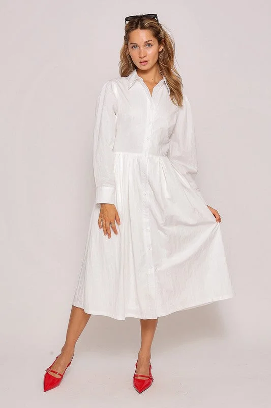 Long sleeve party dress-Odette Dress