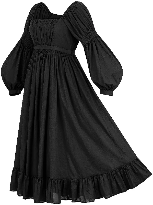 A-line velvet dress-Odette Maxi