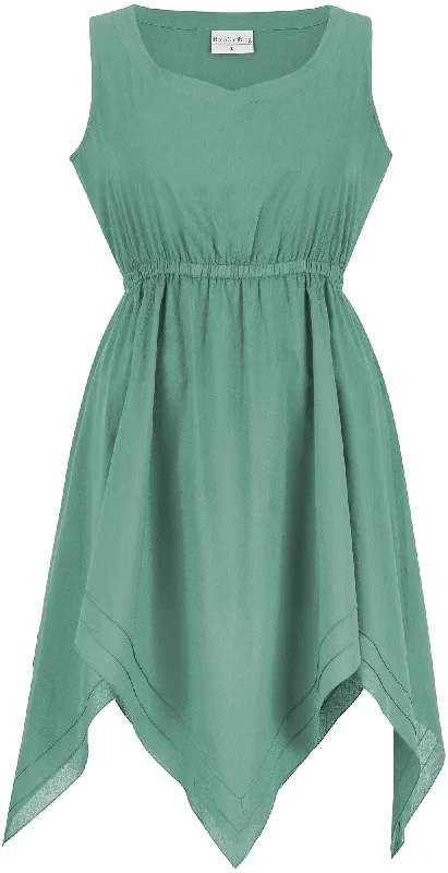 Floral party dress-Robyn Midi Chemise Limited Edition Cool Sage