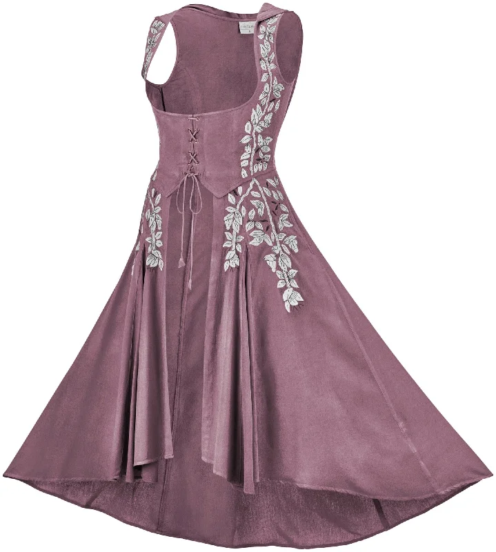 Short sleeve skater dress-Tauriel Maxi Overdress Silver Embroidery Limited Edition