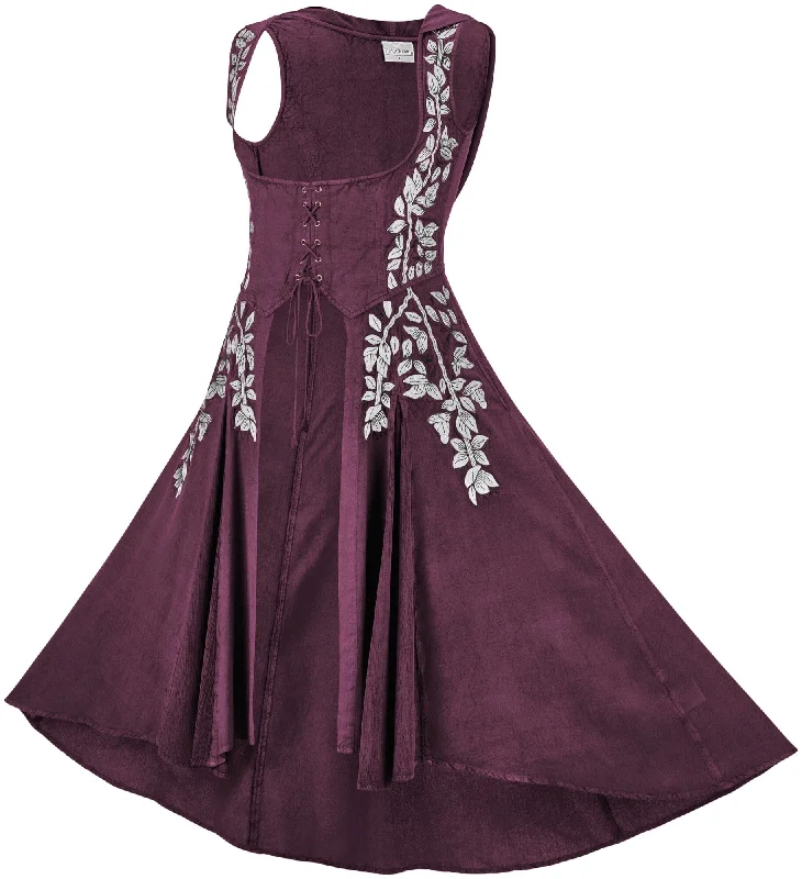 Fringe skater dress-Tauriel Maxi Overdress Silver Embroidery Limited Edition Colors