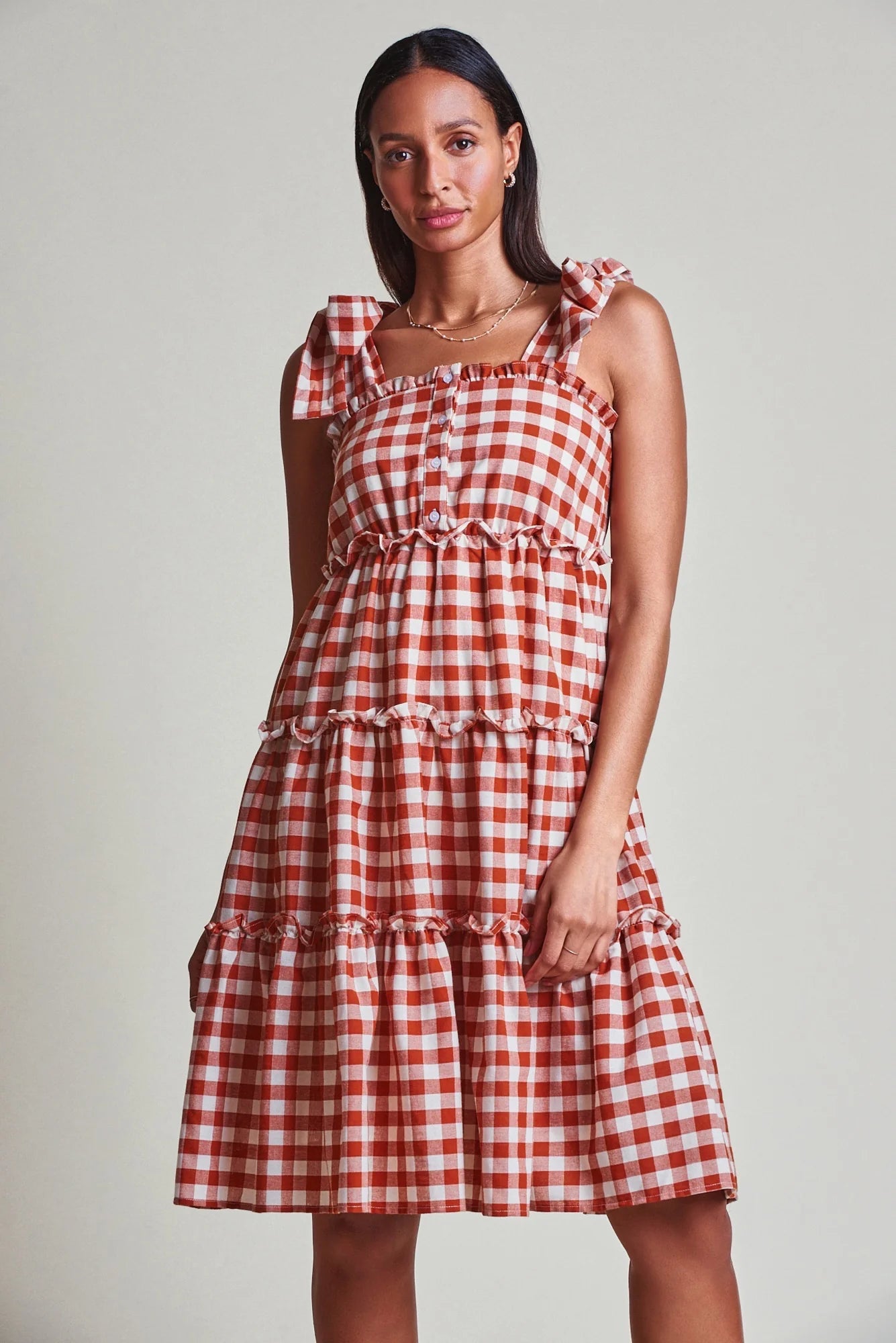 Polka dot party dress-The Shirt The Sylvana Dress