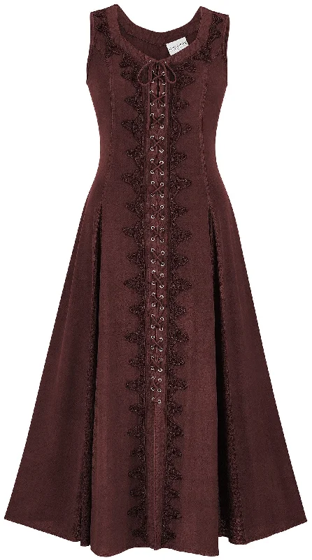 Lace skater dress-Trinity Maxi Limited Edition Rich Rosewood